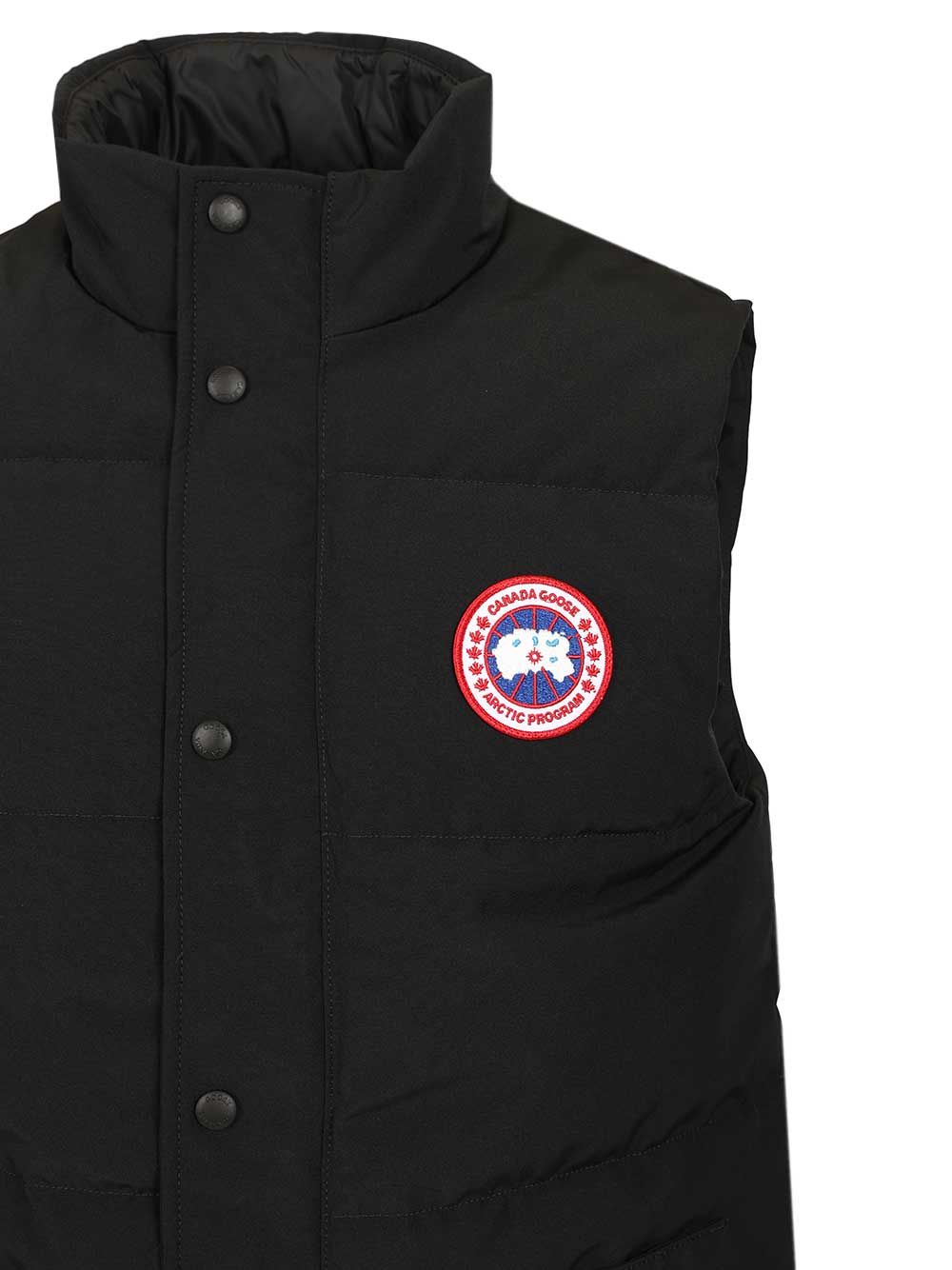 Canada Goose Freestyle Crew Vest Jackets - Black | d2268ec1bf33115be90889818cd1106127e5a898