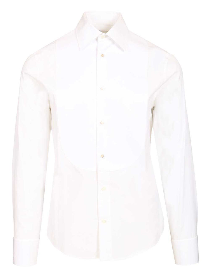 Burberry Slim-Fit Cotton Tuxedo Shirt Shirts - White | bc7ff9d8bdc8e4771c29c070b234f0ed204d893f