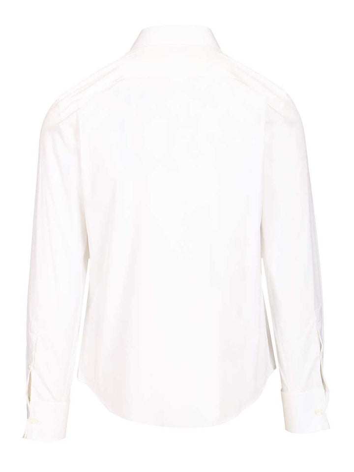 Burberry Slim-Fit Cotton Tuxedo Shirt Shirts - White | 7e4689a2c1f2f58fecb2190371a88b1343ed0818