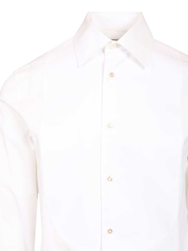 Burberry Slim-Fit Cotton Tuxedo Shirt Shirts - White | 707a70c42f357d59cabe3c3336451ea0e689f8f5