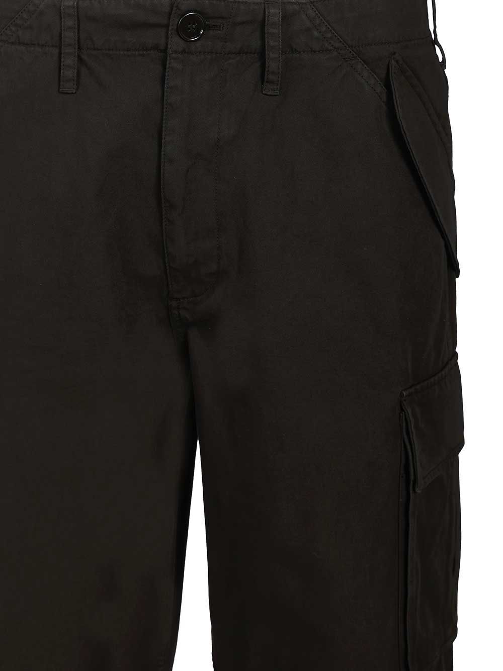 Burberry Cargo Crafted From Cotton Twill Trousers - Black | be611a8b65f4820f5dcfbfd87c7cc5927771cdb3