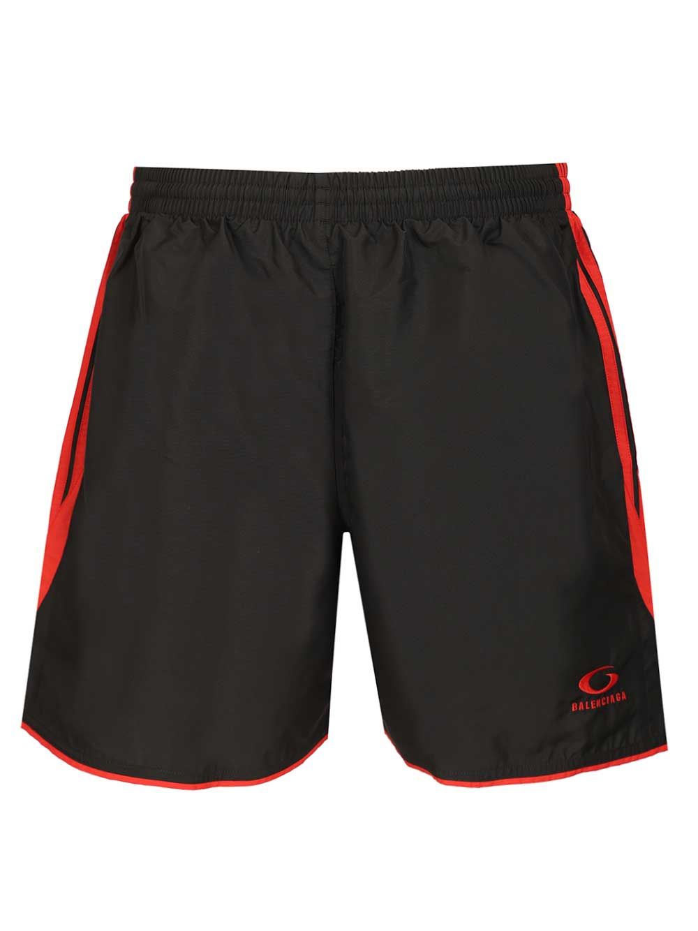 Balenciaga Beach Shorts Trousers - Black | e1766016fb28a69d92c90f846c1bd4c522f797ad