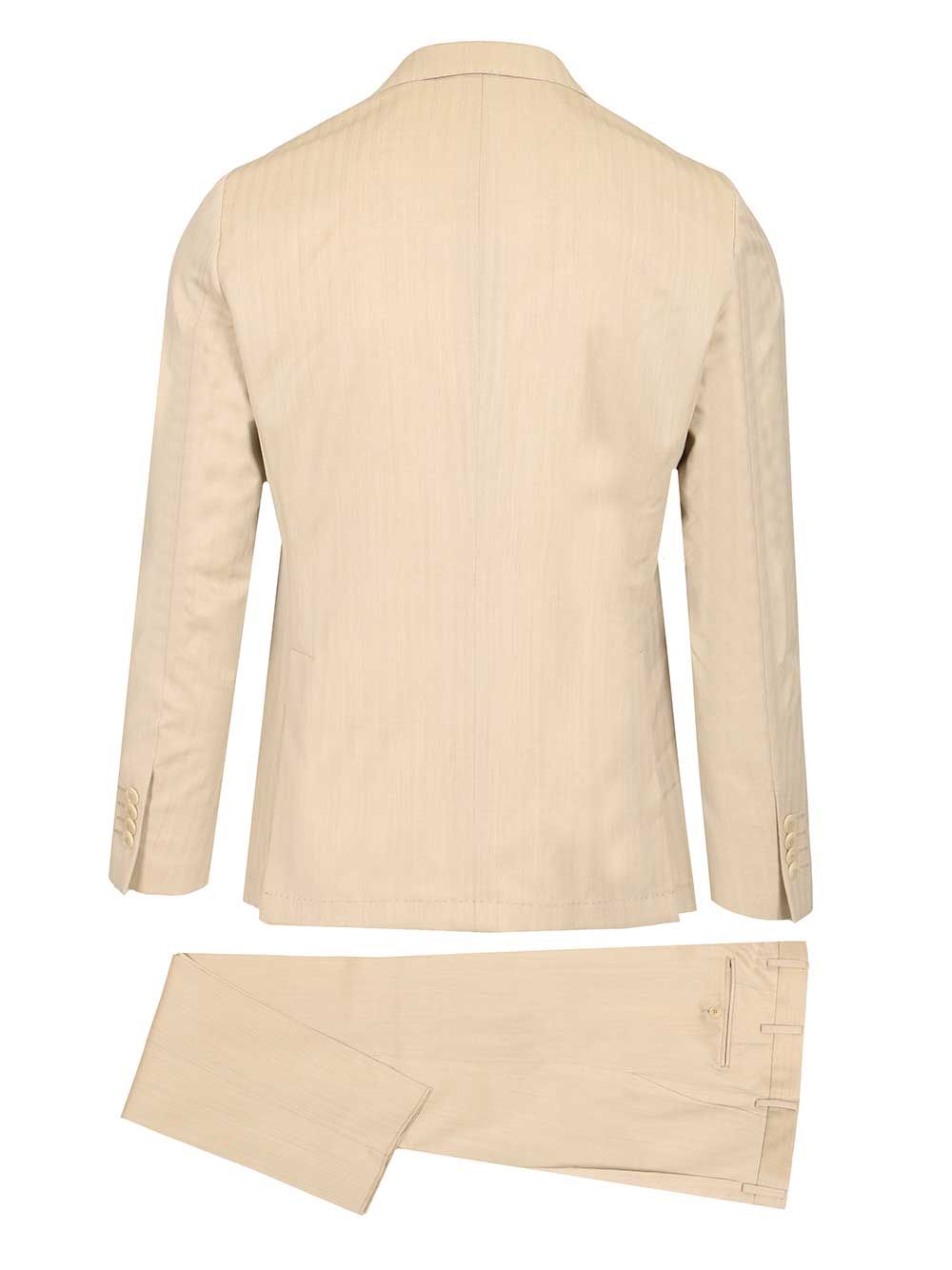 Al Duca D'Aosta Herringbone Wool Suit Dresses - Beige | 2b615e30e52617add3f895f7697f32da2285bba9