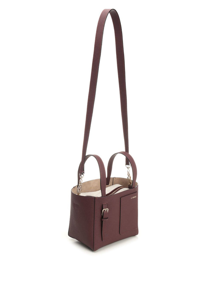 Valextra Micro Bucket Shoulder Bag Handbags - Bordeaux | de00b21c2703d62410513f45416ea5f11e89e5df