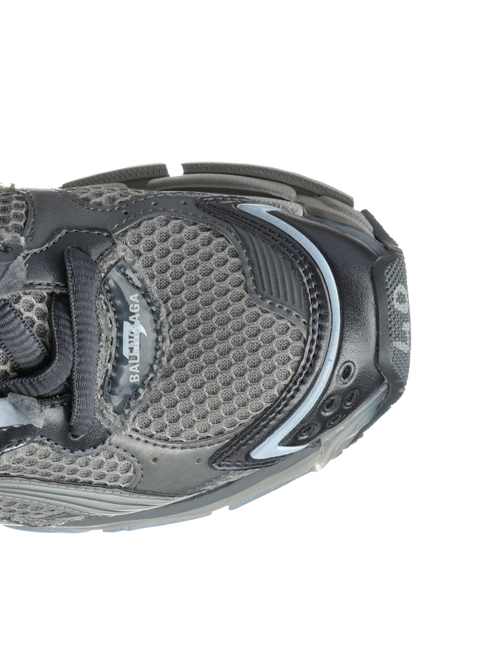 Balenciaga Runner  In Mesh And Nylon Sneakers - Grey | 35cfc1155be48ba2c35b877a8c9c83e2ce42f9d6