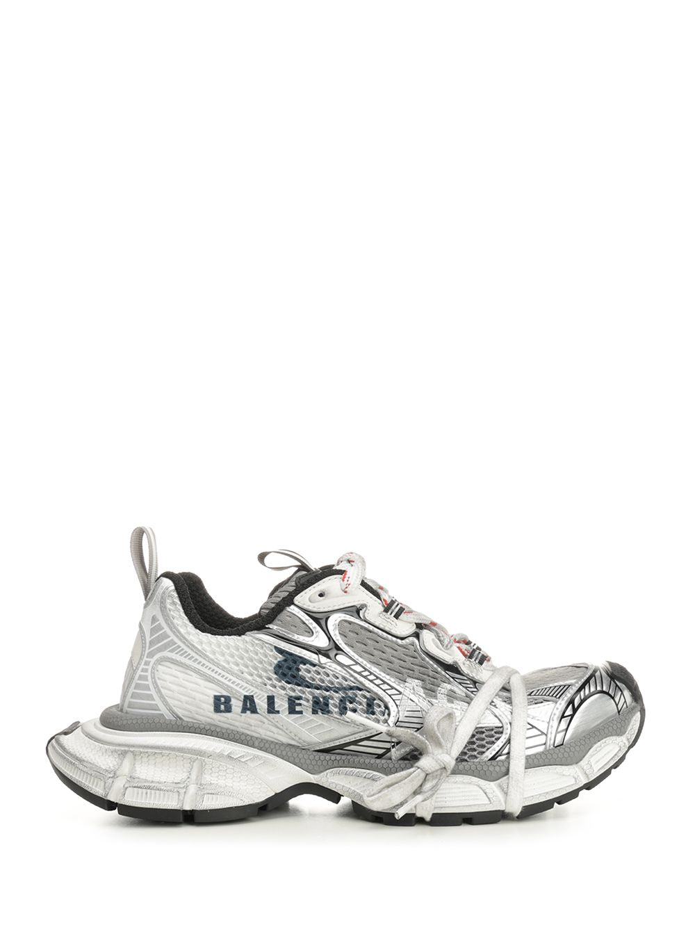 Balenciaga 3xl Split Log Sneakers - White | b49ed7135591887f2555588046d5e5745ed01d38