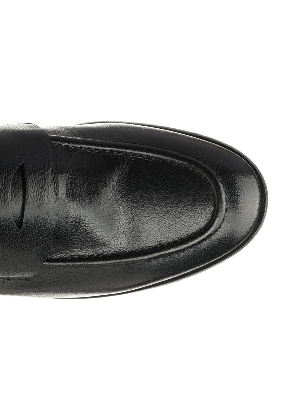 Al Duca D'Aosta 1902 Athens Leather Moccasin Loafers - Black | f04c6a2da12ca0b6f794c76cf4afe70f9c4609e0