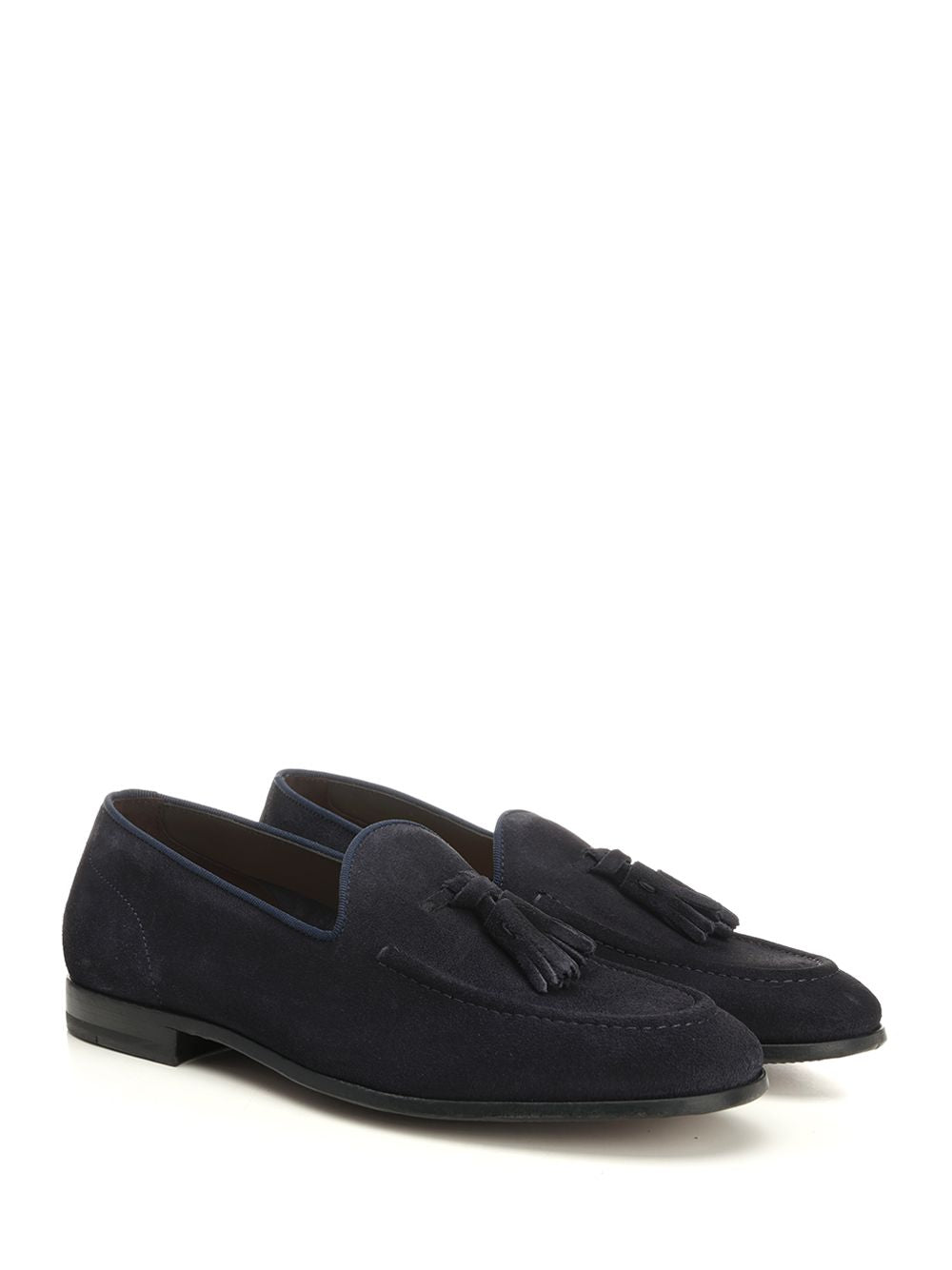 Al Duca D'Aosta 1902 Suede Moccasin Loafers - Blue | ed91d7f08735a4b0cec5c674fbee781b647cf090
