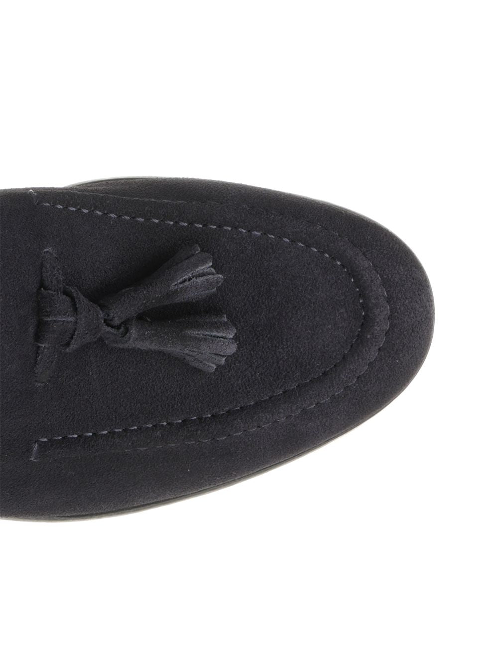 Al Duca D'Aosta 1902 Suede Moccasin Loafers - Blue | c55e8fb65d0226596ce8febedfe61e97403fefaf