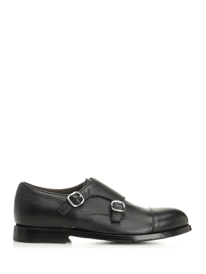 Al Duca D'Aosta 1902 Double Buckle Shoe Loafers - Black | 95935bfffec4096f7aee5995ab3f9792c8b10264