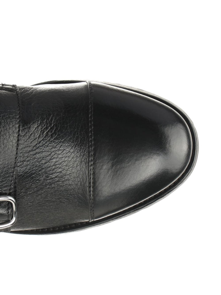 Al Duca D'Aosta 1902 Double Buckle Shoe Loafers - Black | 8bec0364c0c3520f0a14f2a291ae084384c89dda