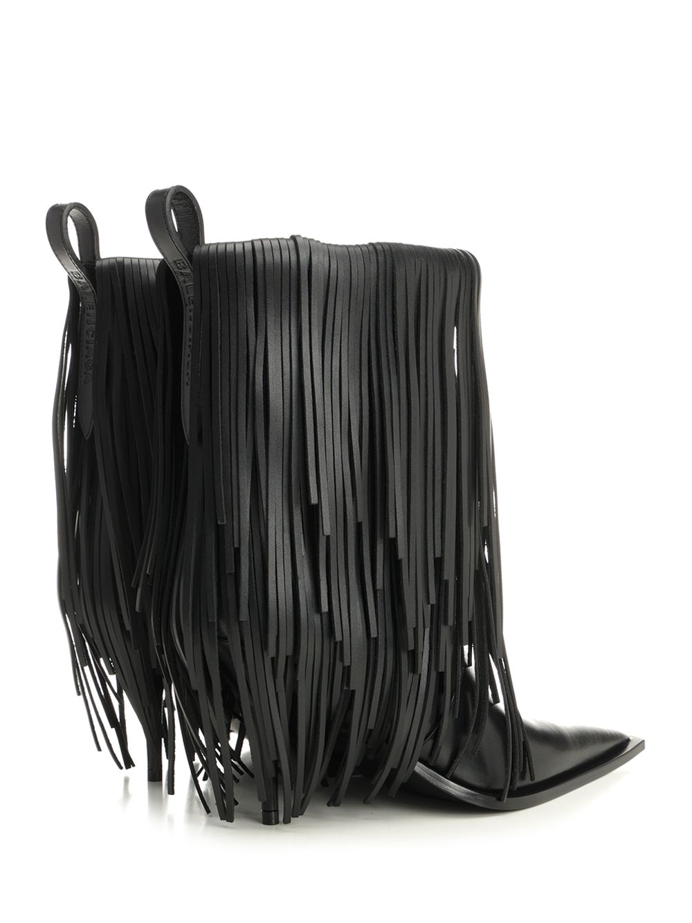 Balenciaga Avenue Fringe Ankle Boots - Black | f20eae02e7d127ccfeb6543b7867f40cf0841063