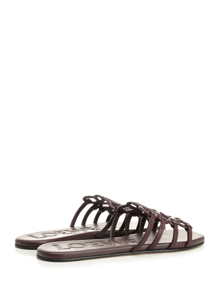 Loewe Anagram Petal Scarpe basse - Bordeaux | 16eb5357258dee0058714196c9682c3cee7518cb
