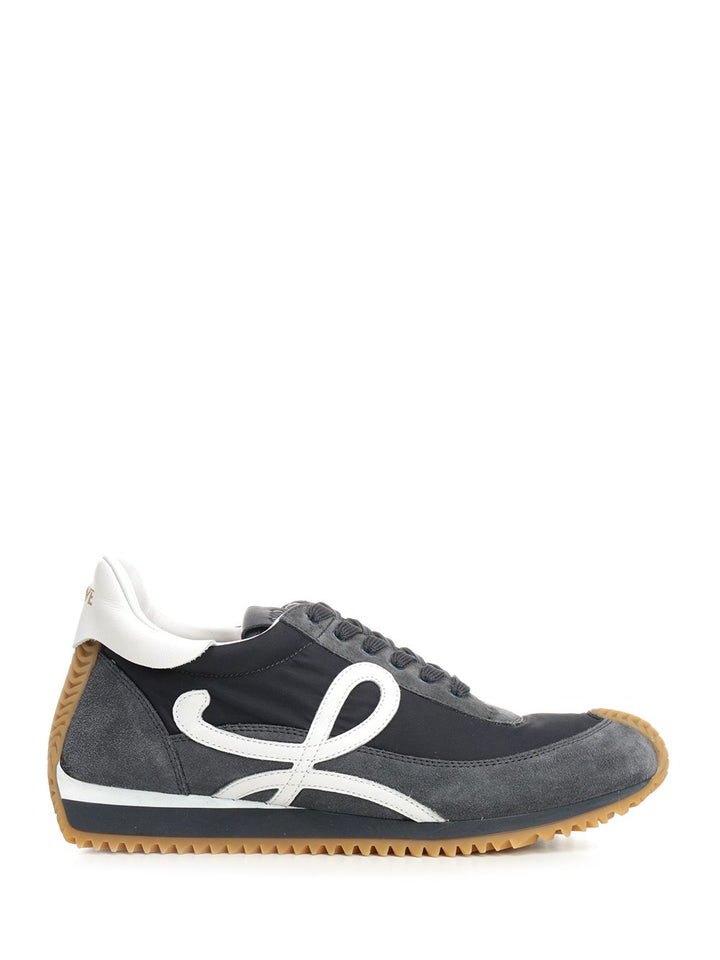 Loewe Flow Runner 2.0 Sneaker In Nylon And Suede Sneakers - Blue | 5604a5d0d6eb67d971bdb46f15656ae092d60053