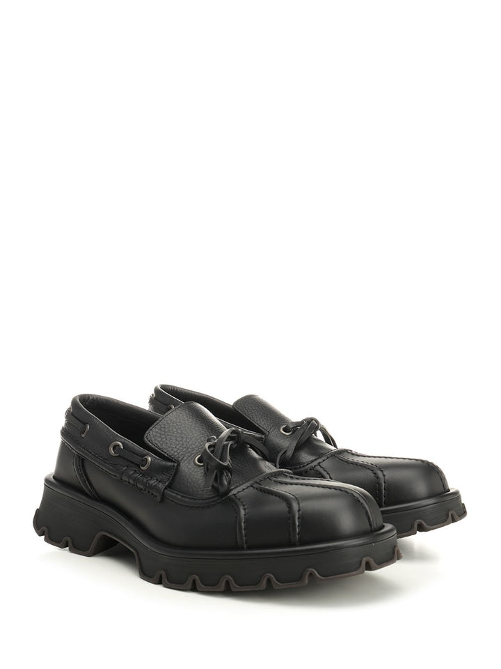 Loewe Derby Bobby In Calfskin Scarpe basse - Black | fa2985ddeebbd684bc425765b74bcd49abc48d3c