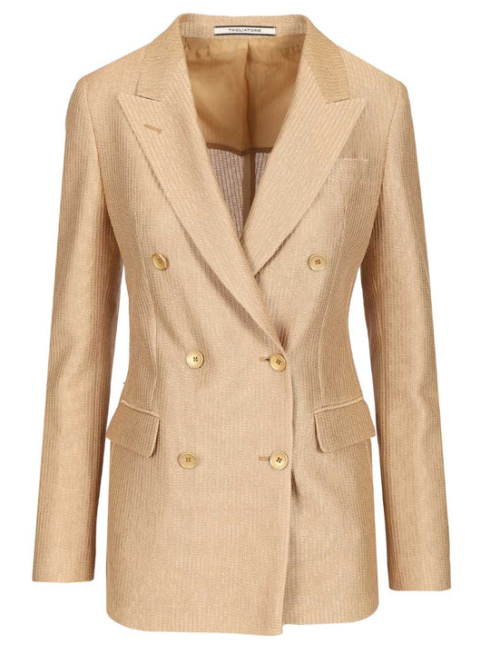 J-Parigi Blazer Jackets Beige