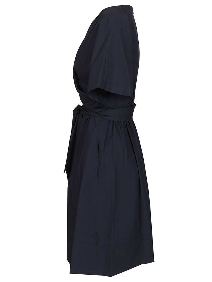 Emporio Armani Cotton Poplin Dress Dresses - Blue | 913cb6152c0383e218d3a8399ac68da604899ab2