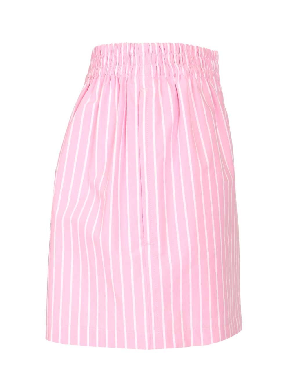Balenciaga Striped Cotton Poplin Boxers Trousers - Rose | 1d970f8db207ba2244a78847fec459fd643e3151