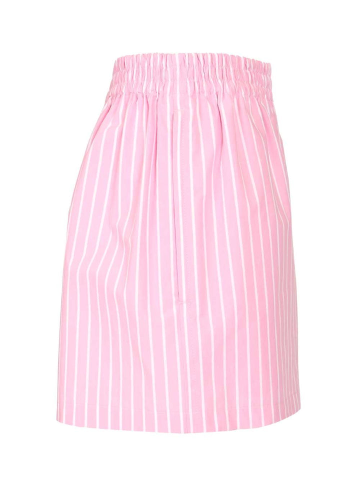 Balenciaga Striped Cotton Poplin Boxers Trousers - Rose | 1d970f8db207ba2244a78847fec459fd643e3151