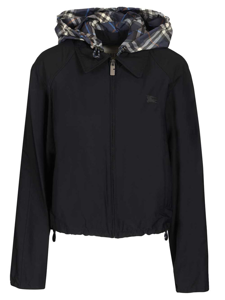 Burberry Newcott Short Hooded Jacket Jackets - Blue | bdd8b0fb179e6ea2545b880933f55bcb2f852659