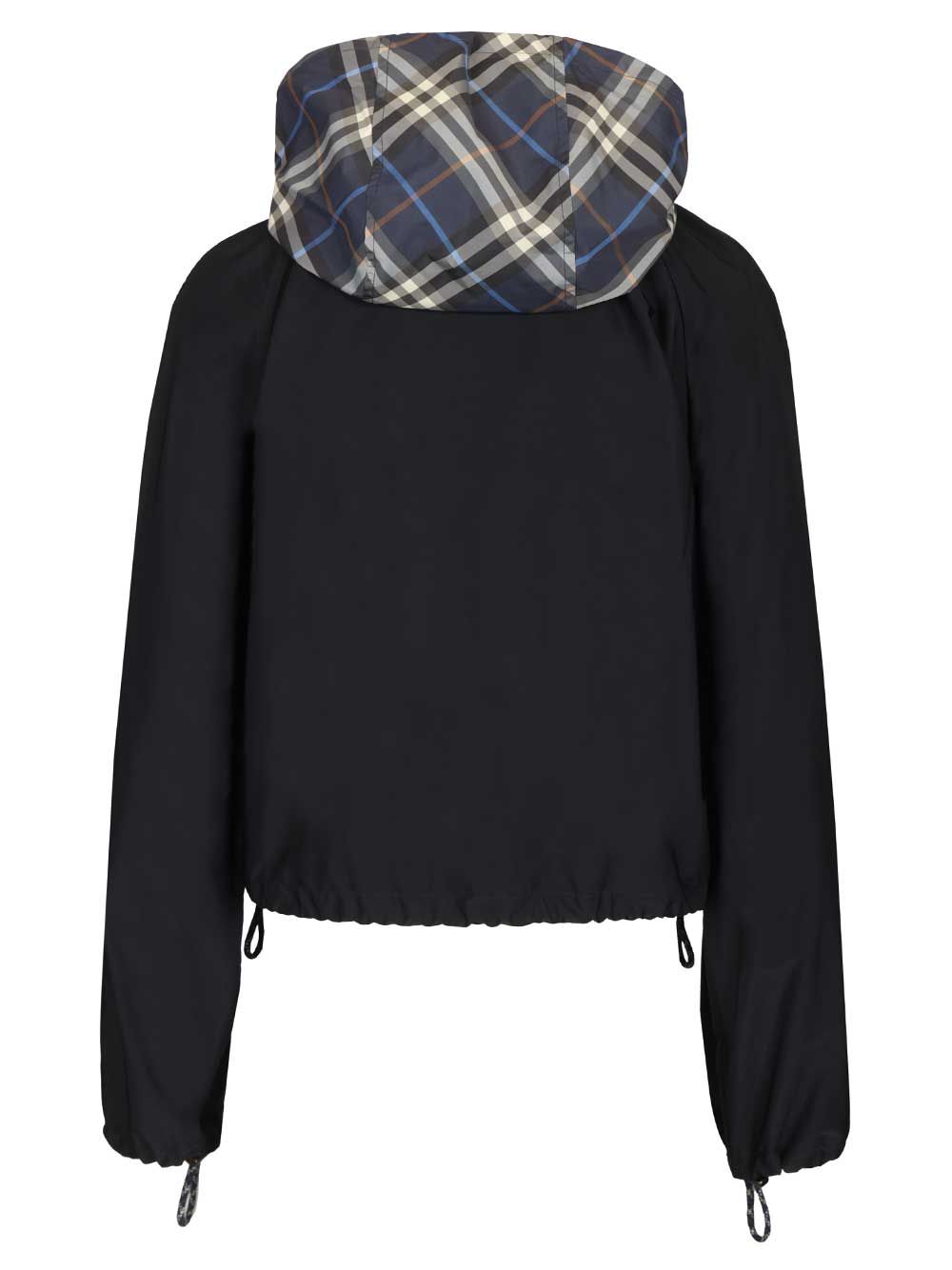 Burberry Newcott Short Hooded Jacket Jackets - Blue | 9cfe35480ba6e08ee1c8d746ae09363aab4bd7b0