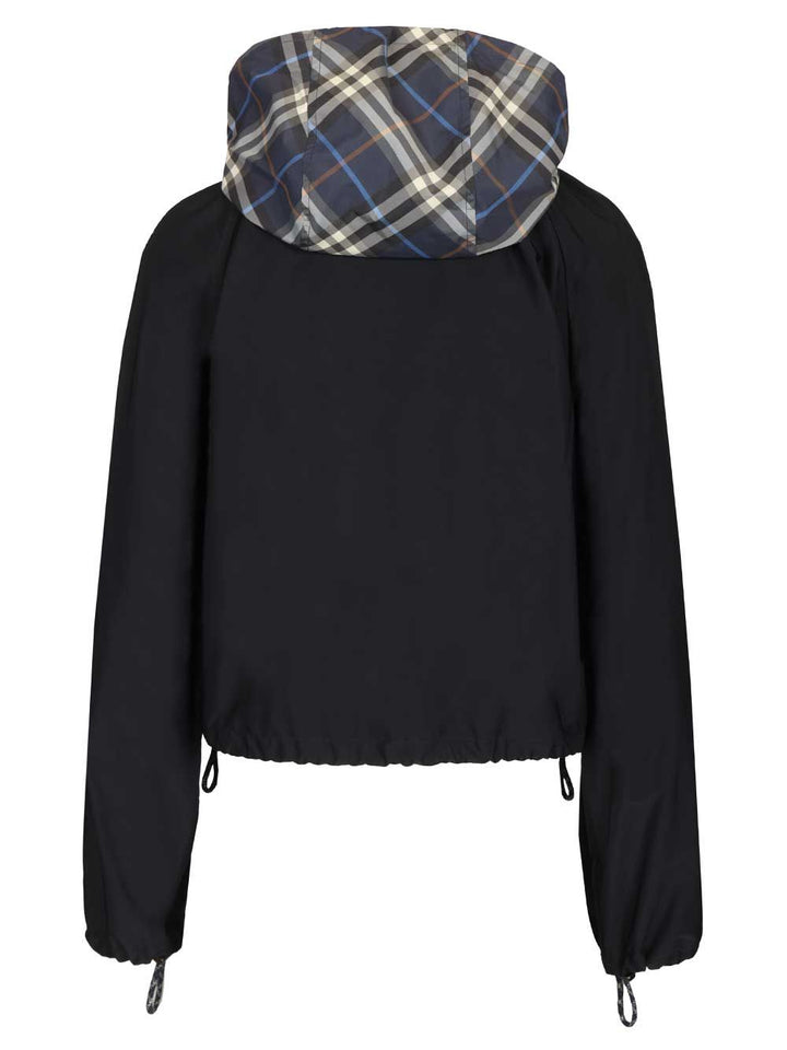 Burberry Newcott Short Hooded Jacket Jackets - Blue | 9cfe35480ba6e08ee1c8d746ae09363aab4bd7b0