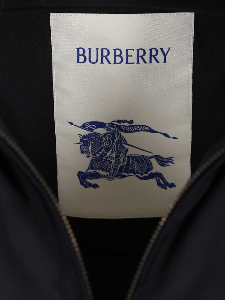 Burberry Newcott Short Hooded Jacket Jackets - Blue | 8f785480a48189fb617675ba61c3cb85038b982f