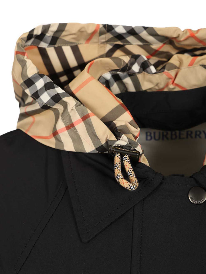 Burberry Newbury Parka Coats - Black | a23f5a555dd58111c203ca718e5e16f49c6ad461