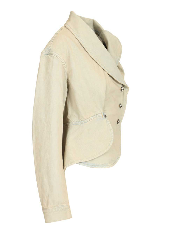 Vivienne Westwood Stormy Denim Jacket Jackets - Light blue | a286acc83fa3c743cac3f9081e5ab46d3bd9a0d8