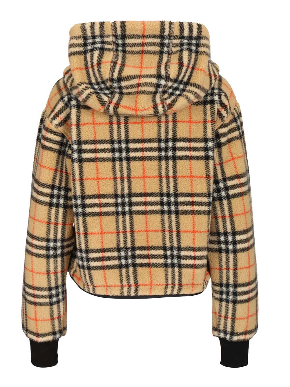 Burberry Hooded Jacket Jackets - Beige | 4d562dece9ea879614763e0c9bce7087a88b7097