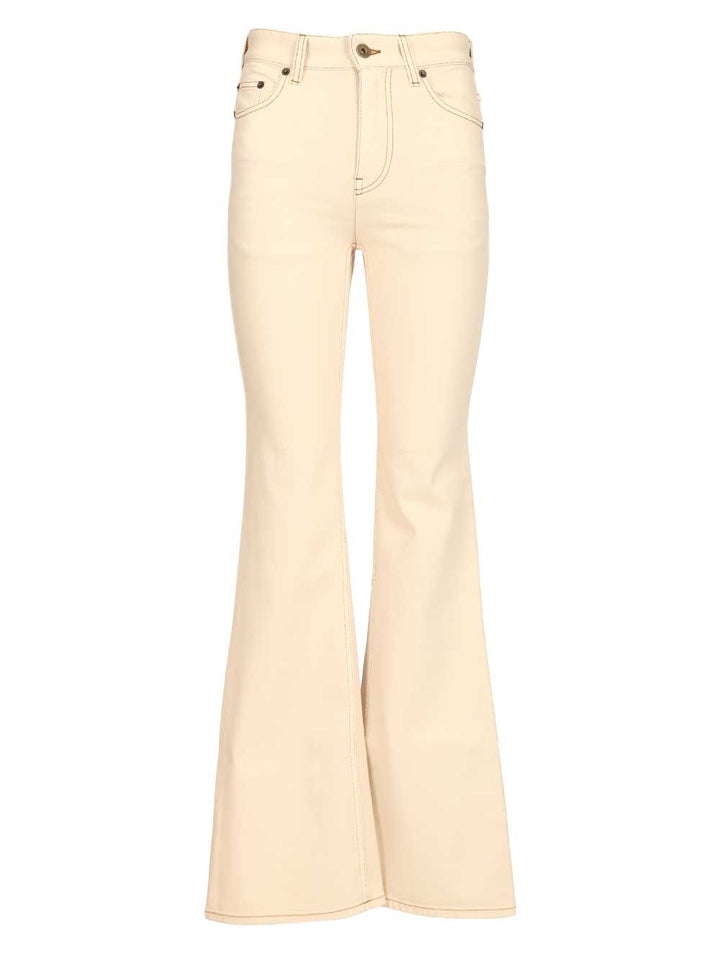 Burberry Pantaloni Jeans - White | af9bfd68cae02cfce4352e23983bf099aebee84e