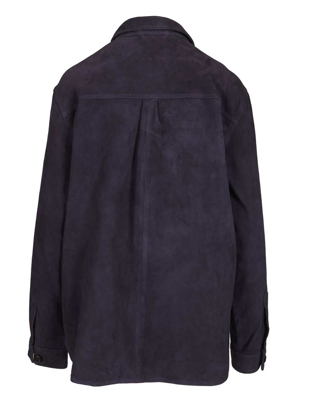 Blazé Milano Viva Berber Suede Shirt Shirts - Blue | b3a0884ce745762f654a680ff6928e7f299b3d15