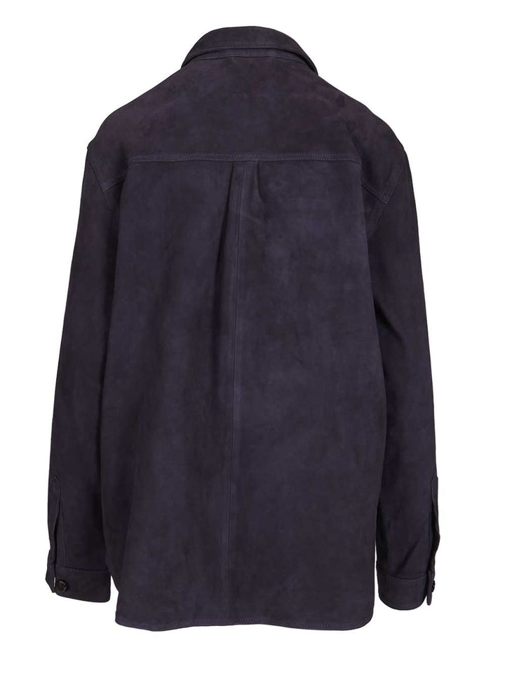 Blazé Milano Viva Berber Suede Shirt Shirts - Blue | b3a0884ce745762f654a680ff6928e7f299b3d15