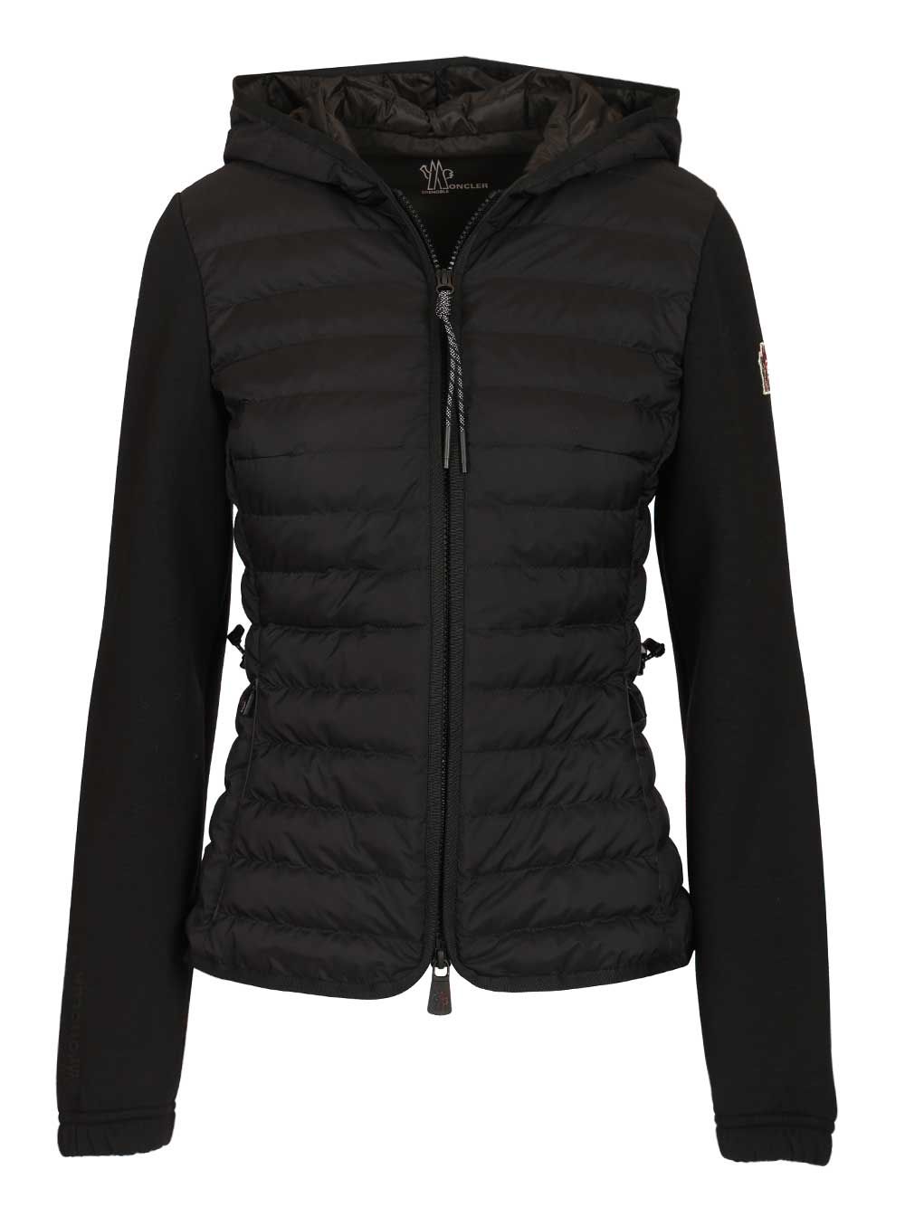 Moncler Grenoble Hooded Cardigan Knitwear - Black | 94c92a582e0e48d81e6e93a9b57d403d0ef4d079