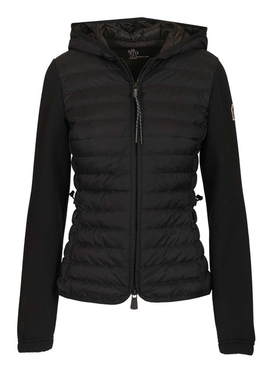 Hooded Cardigan Knitwear Black