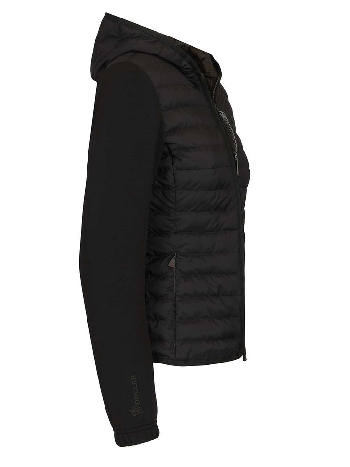 Moncler Grenoble Hooded Cardigan Knitwear - Black | c991a2852f187030894dccb124862900ceff2856