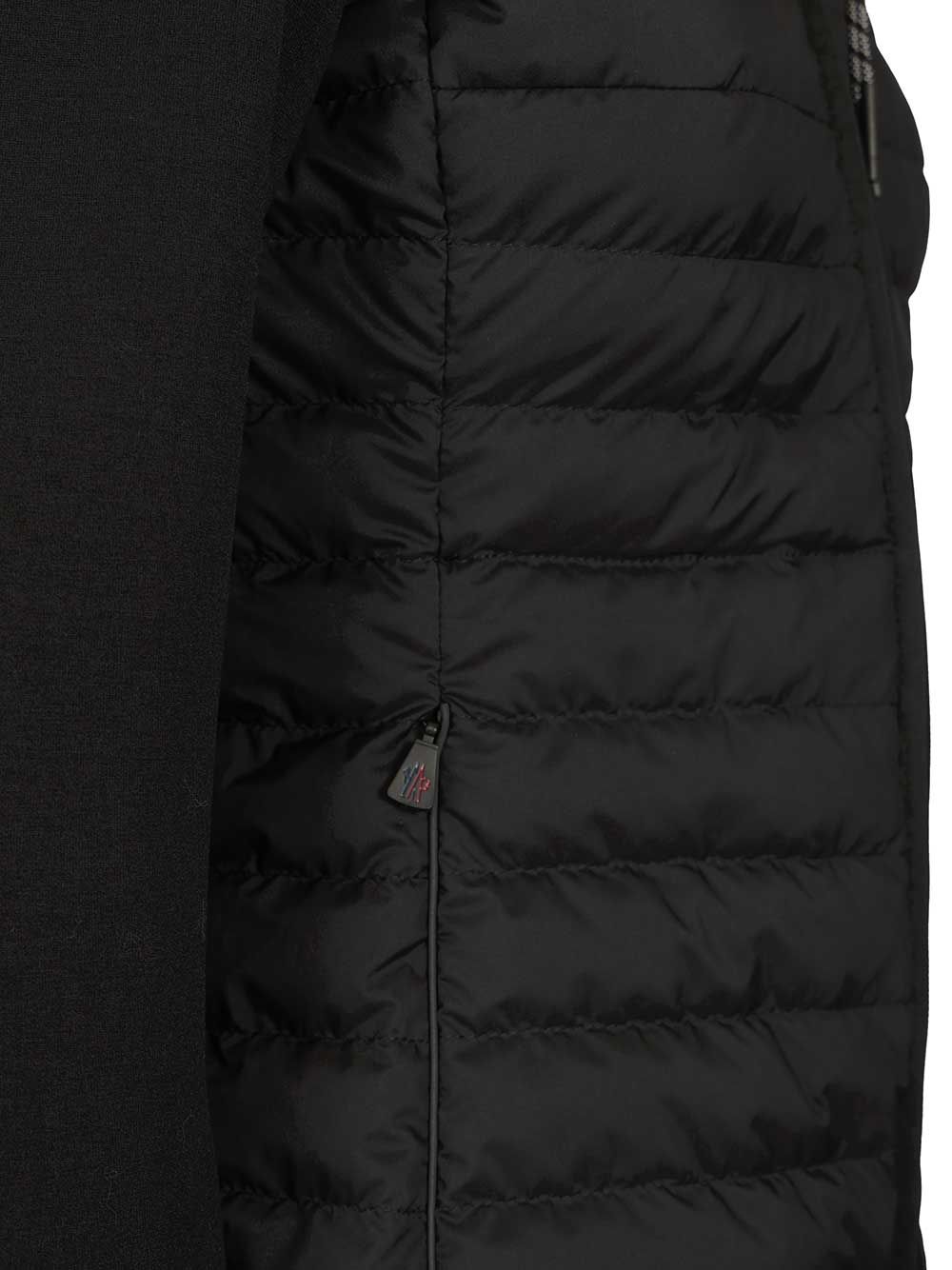Moncler Grenoble Hooded Cardigan Knitwear - Black | b09a3aaad0f1691374cc0013c73ef474f17eb9d9
