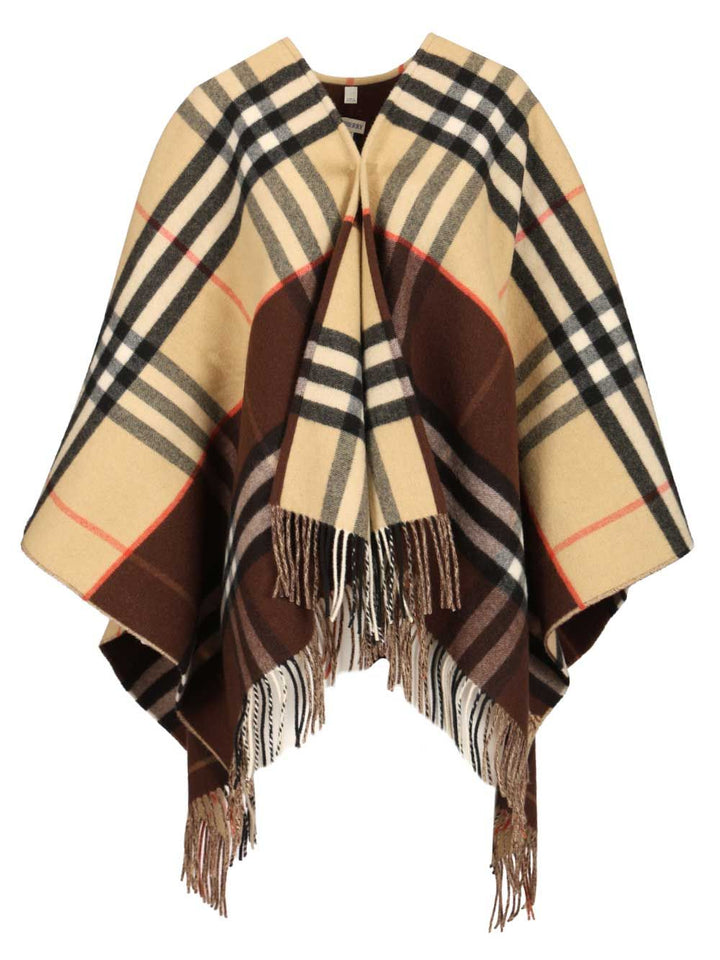 Burberry Checked Cape Scarves And Foulards - Beige | d89cf7215bf01285ad39329dadc497a4055824ae