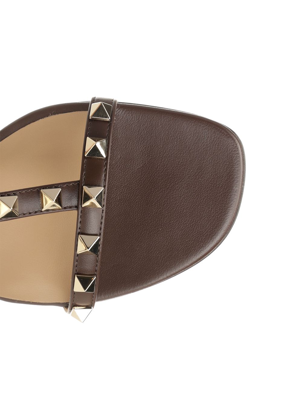 Valentino Garavani Rockstud Low Sandal Scarpe basse - Brown | e2292516444e94859ed569e9fdb88d2dc3ccae33