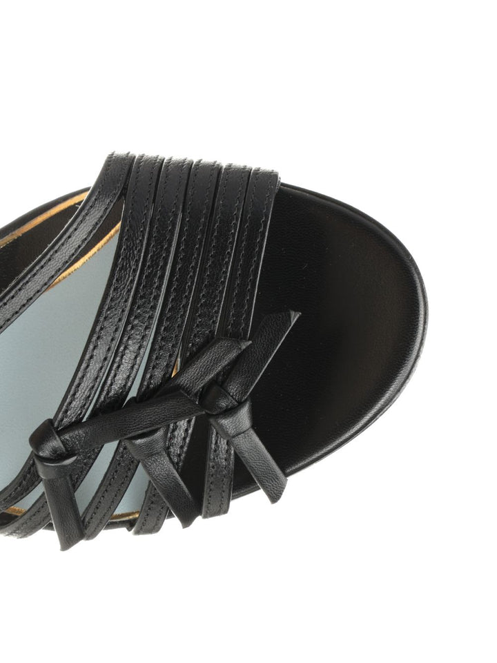 Valentino Garavani Nodine 55 Slingback Sandals - Black | 094ae04b797d9d4e839d134eb31898b684229019