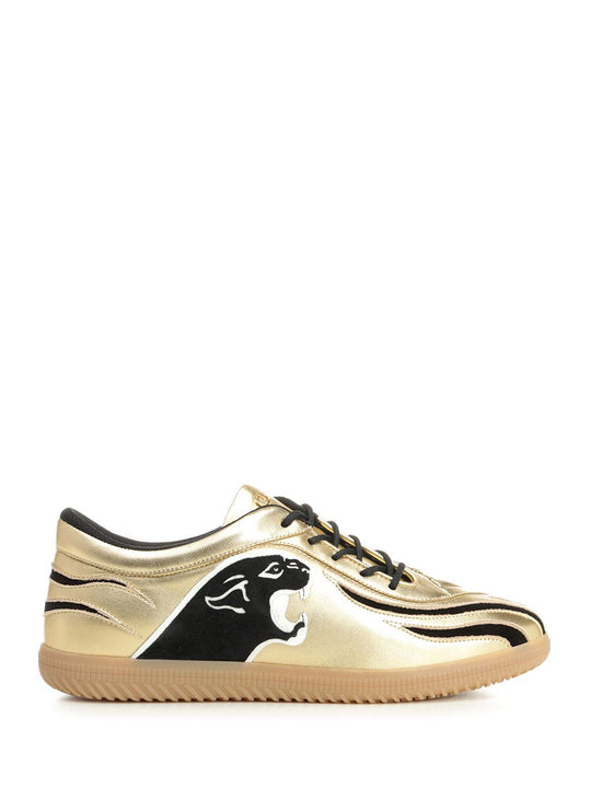 Kicky Sneaker In Laminated Nappa Sneakers Beige