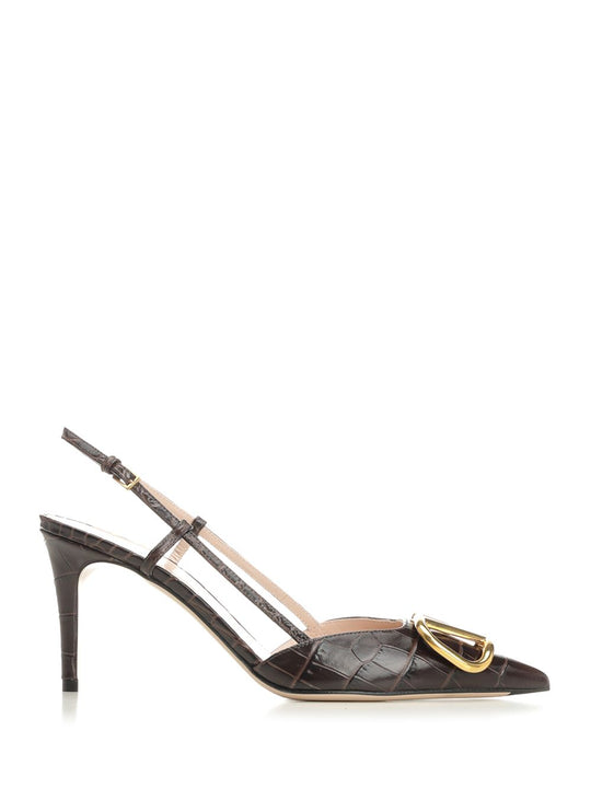 Vlogo Slingback Pumps Brown