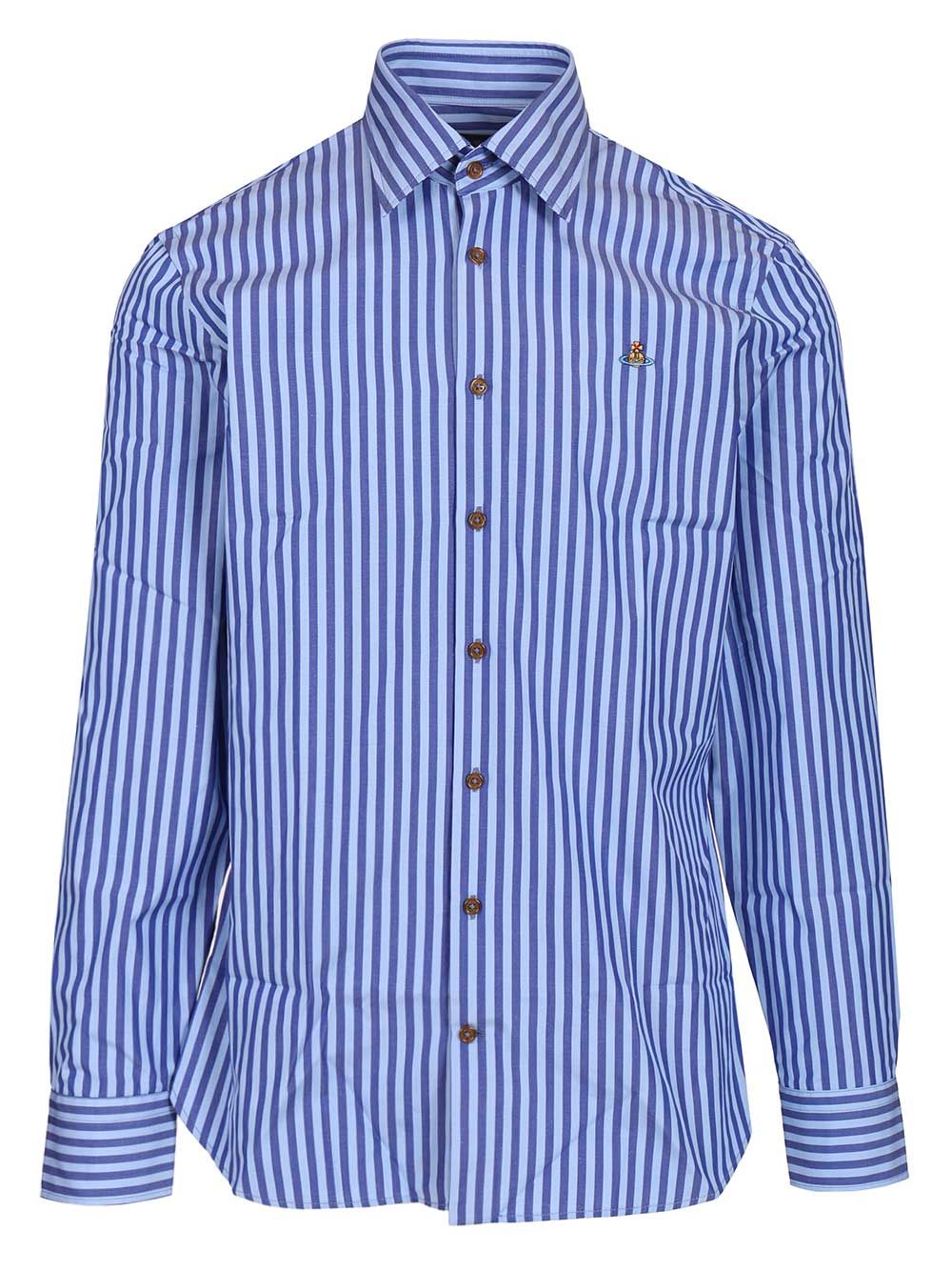 Vivienne Westwood Ghost Shirt Shirts - Blue | 9fdca4e0d9b26e5d8ec8dc007010321c268c2fc9