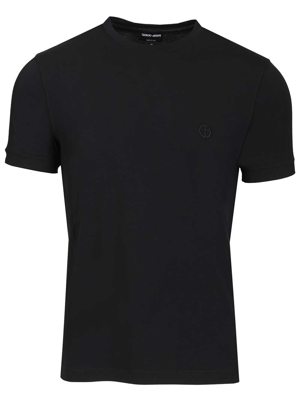 Giorgio Armani Stretch T-Shirt - Blue | f7b1fc0e5f40ab08d5c661fd17ec34ad58079326