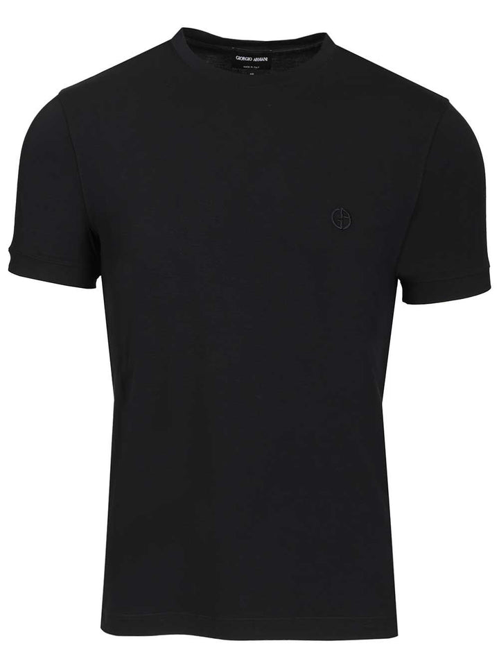 Giorgio Armani Stretch T-Shirt - Blue | f7b1fc0e5f40ab08d5c661fd17ec34ad58079326
