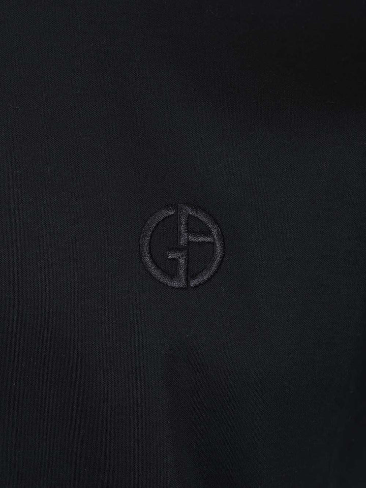 Giorgio Armani Cotton T-Shirt - Blue | 1a14884cc2536bb326f8db925c61e75b3fa17f76
