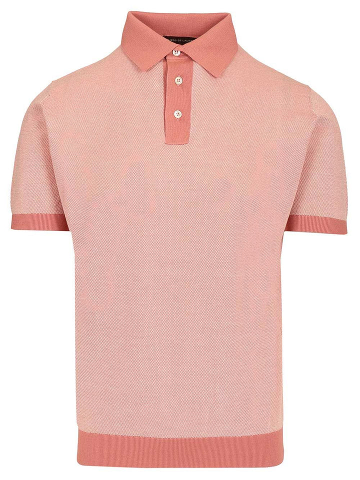Filippo De Laurentiis Pique Polo shirt - Rose | bd159632c73e9dd10cc06e239c8eb49ca42221fc
