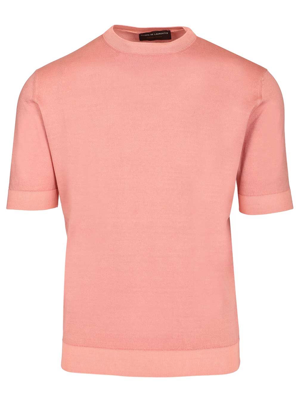 Filippo De Laurentiis Crew Neck T-Shirt - Rose | de68983d20acace56294465dcaaae320f6993a2a