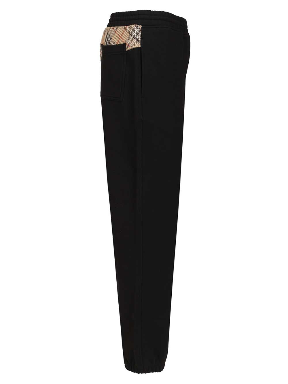 Burberry Ronnie Cotton Jogging Trousers - Black | 42588e4c50cedc870e04a45594491ca952fd3088