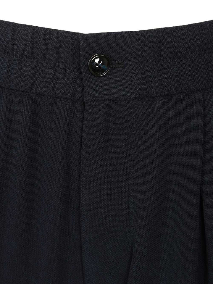 Giorgio Armani With Elastic Waist Trousers - Blue | a8c2074f088f75b93ebb2668d9ede4d7fd8607ff
